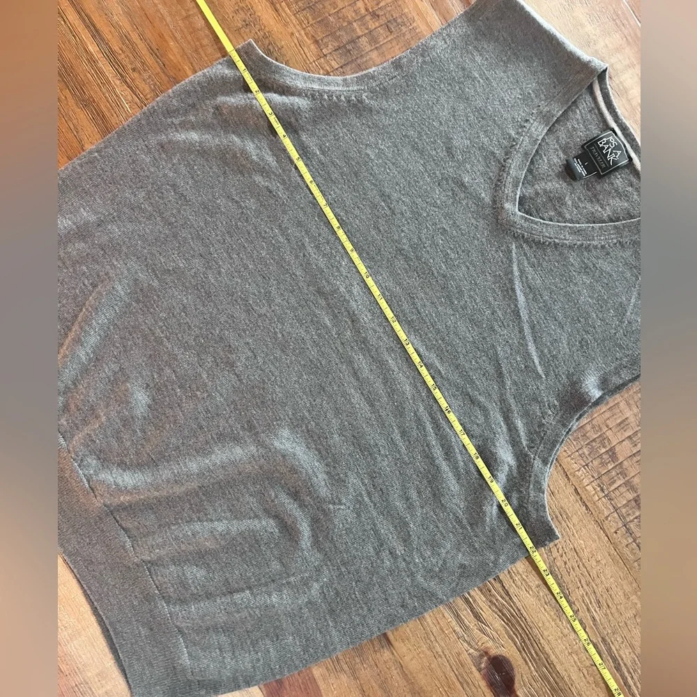 Jos. A. Bank Traveler Merino Wool Sweater Vest | Men’s Large | Gray